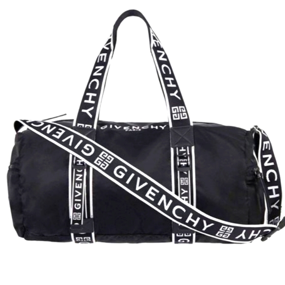 NWT$1385 Givenchy Black Gym Duffle Nylon Bag - Picture 2 of 16
